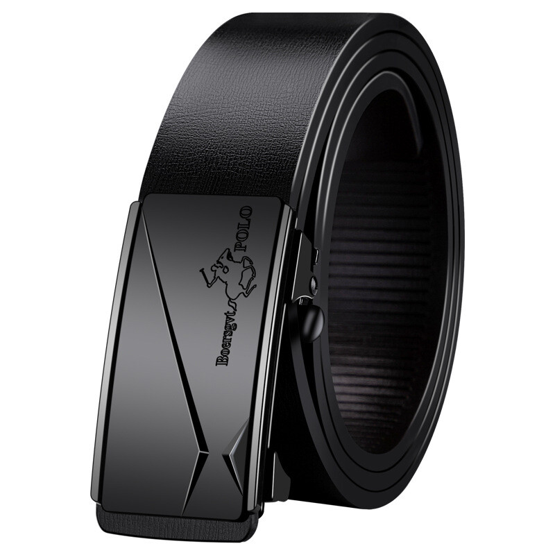 Vyriškas tikros veršiuko odos diržas iš Paul prekės ženklo, mados verslas, automatinė sagtis, dovanų dėžutė, didmeninė prekyba gamykloje