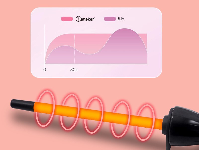 Prekogranični novi proizvod ultra tanki uvijač za kosu s konstantnom temperaturom 9 mm, njega kose za žene kod kuće, alat za brzo uvijanje rezanaca