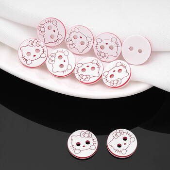 Детски дрехи с копчета   20pcs  13mm , бебешки пуловер, жилетка, цветен сладък анимационни декоративни кръгли копчета, аксесоари за топ