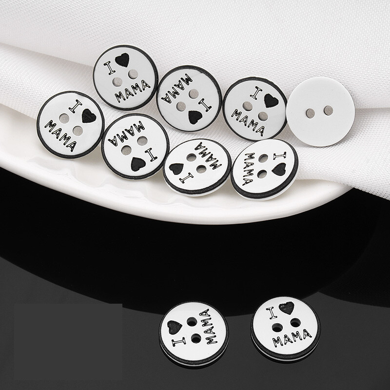 Vaikiškų drabužių sagos 20 vnt. 13 mm, kūdikio megztinis, kardiganas, spalvingos mielos animacinių filmukų dekoratyvinės apvalios sagos, viršutiniai aksesuarai