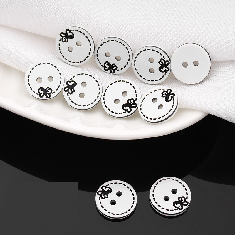 Vaikiškų drabužių sagos 20 vnt. 13 mm, kūdikio megztinis, kardiganas, spalvingos mielos animacinių filmukų dekoratyvinės apvalios sagos, viršutiniai aksesuarai