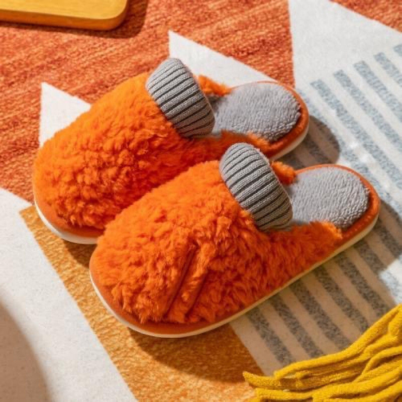 Īpašas kokvilnas čības sievietēm rudenī un ziemā, lietošanai telpās, ar biezām zolēm, pūkaini kokvilnas apavi siltumam, ārzemju tirdzniecībai pāri robežām