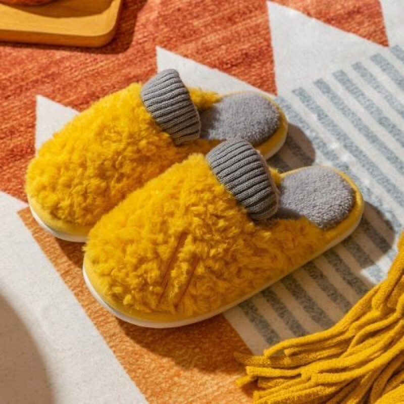 Īpašas kokvilnas čības sievietēm rudenī un ziemā, lietošanai telpās, ar biezām zolēm, pūkaini kokvilnas apavi siltumam, ārzemju tirdzniecībai pāri robežām