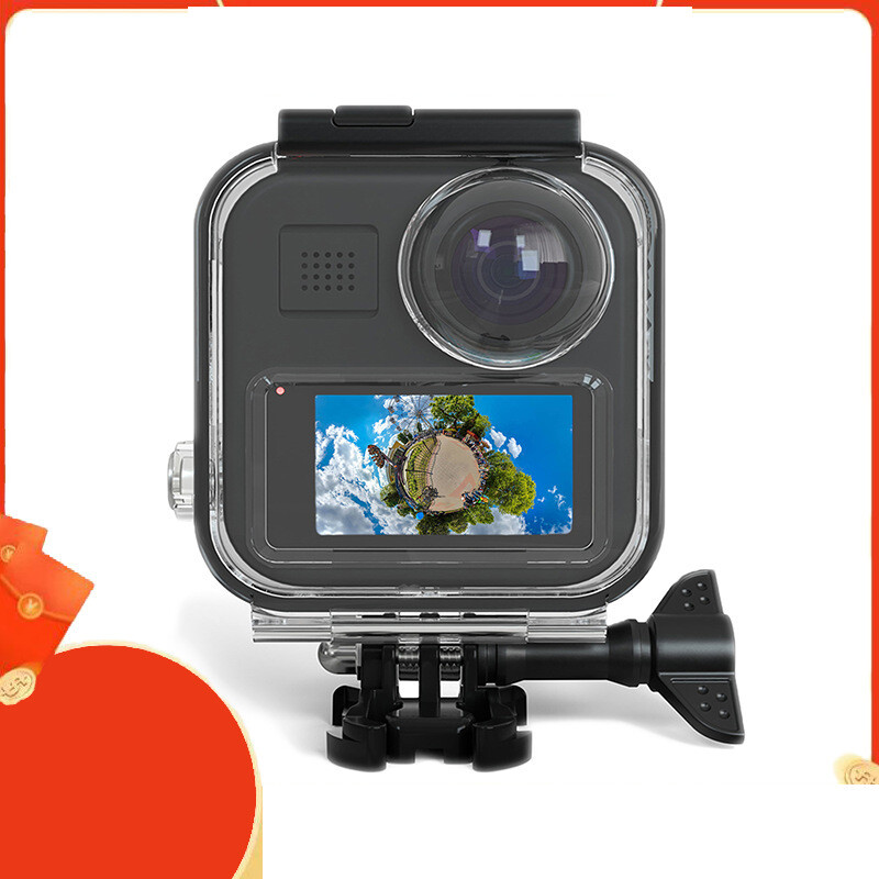 Подходящ за MAX водоустойчив калъф прозрачен водоустойчив калъф на склад Go Pro MAX спортна камера водоустойчива
