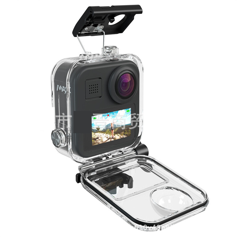 Подходящ за MAX водоустойчив калъф прозрачен водоустойчив калъф на склад Go Pro MAX спортна камера водоустойчива