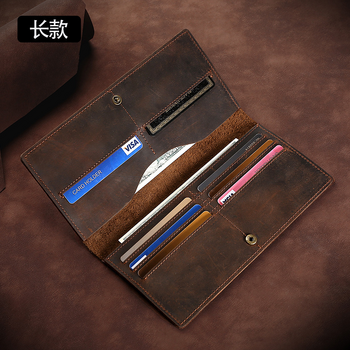 Портмоне crazy Horse leather дълго