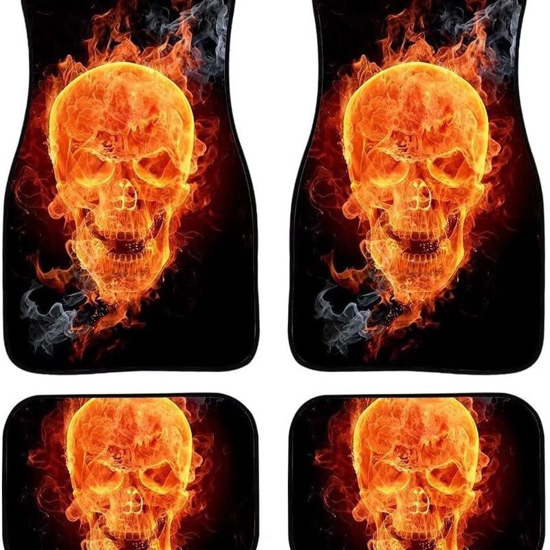 Nauji amerikietiško stiliaus automobilių kilimėliai, lengvai valomi, krištolo aksomo dekoratyviniai kilimėliai, parduodami „Amazon“ parduotuvėje, su siuntimo etiketėmis