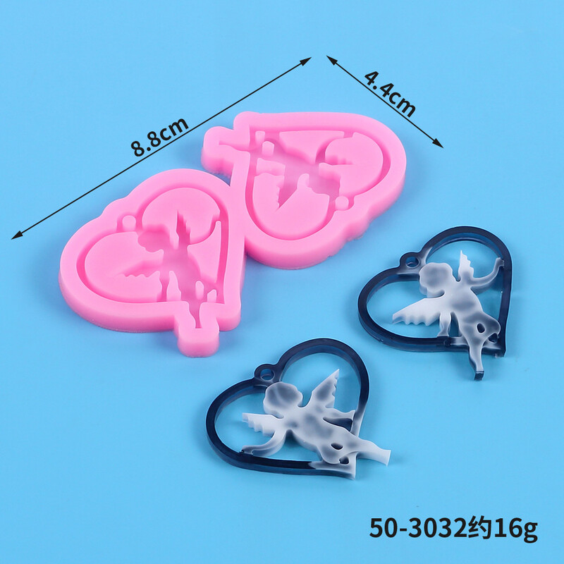 „Pasidaryk pats“ kristalų klijų forma, įvairūs širdies formos pakabukai, papuošalai, pakabukas, dekoracija, klijai, derva, silikoninė forma