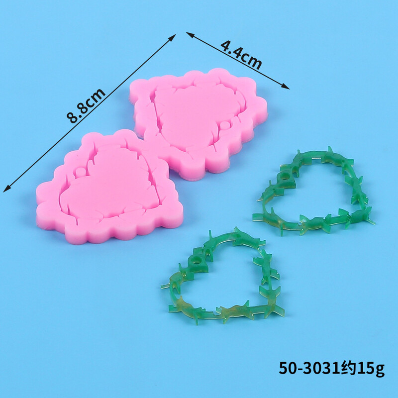 „Pasidaryk pats“ kristalų klijų forma, įvairūs širdies formos pakabukai, papuošalai, pakabukas, dekoracija, klijai, derva, silikoninė forma