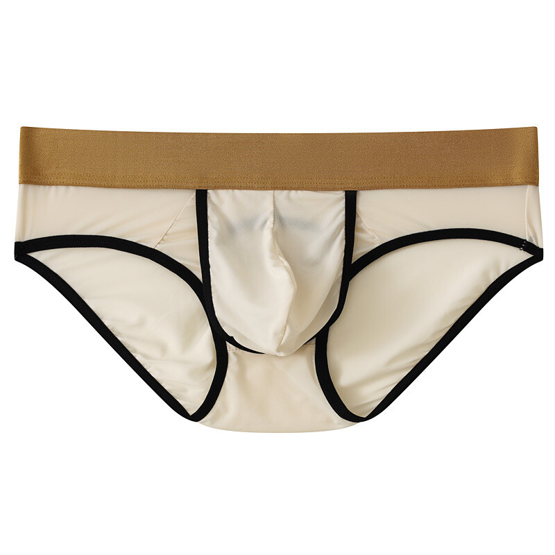 Nove muške gaćice od ledene svile, brzosušeće, prozračne, ljetne, lagane, za mlade, prozračne, jednobojne, poklon