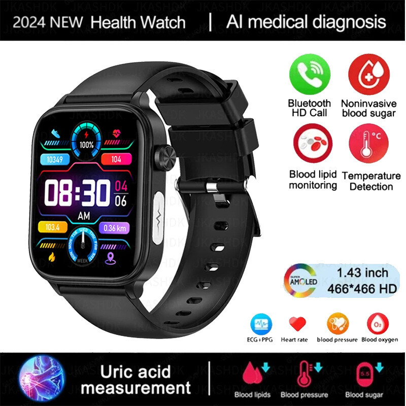 Noul ceas inteligent ET570 cu apel Bluetooth, mod sport, funcție de memento pentru numărarea pașilor, ceas inteligent et570