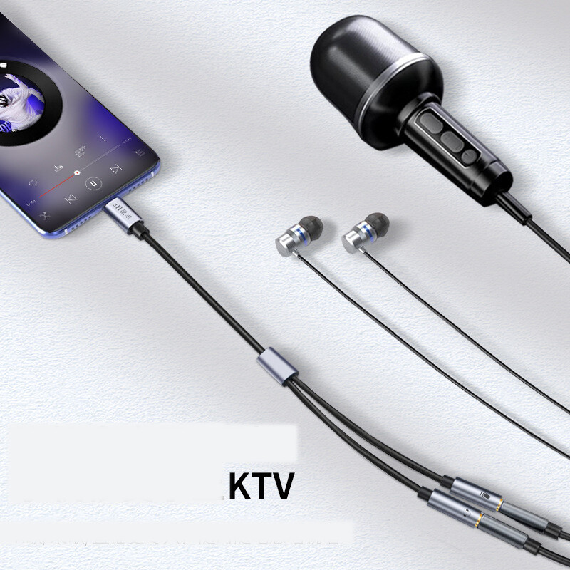 „Jinghua Type-C“ į mobilųjį telefoną, 3,5 mm garso prievado adapteris, įkrovimo prailginimo laidas, dviejų funkcijų keitiklis