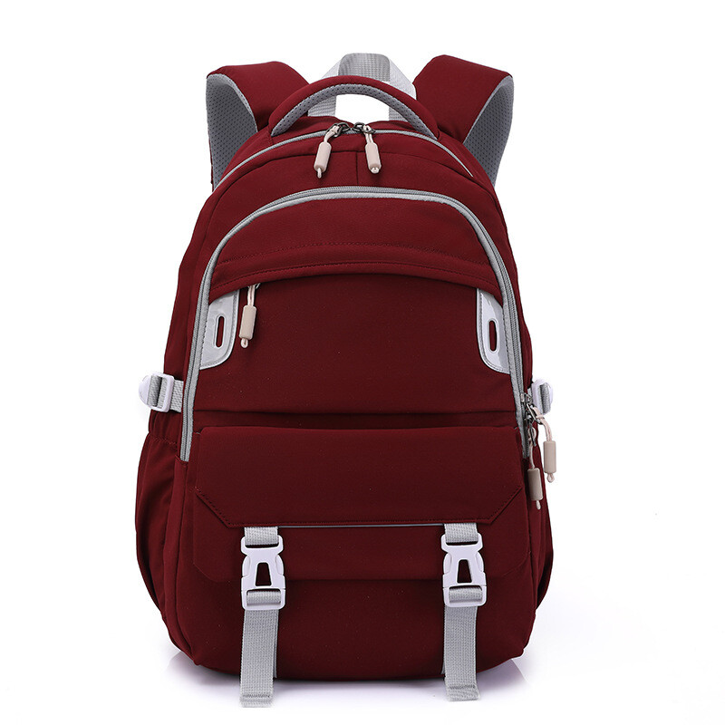 23 naujiems pradinių ir vidurinių mokyklų mokiniams skirta kuprinė stuburui apsaugoti, vienspalvė, daugiafunkcinė, lengva, didelės talpos, su daugybe skyrių, skaidri