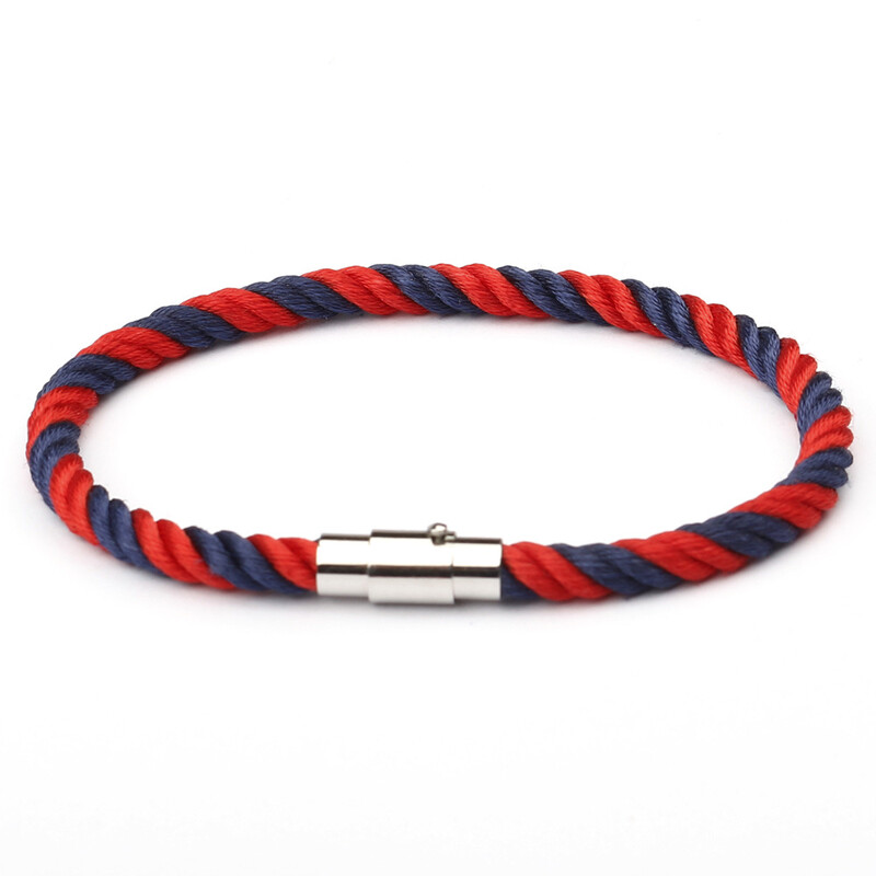 Nauja, didmeninė ir mažmeninė prekyba, karštai parduodama, kūrybinga pora, korėjietiško stiliaus pintos virvės apyrankė vyrams ir moterims.