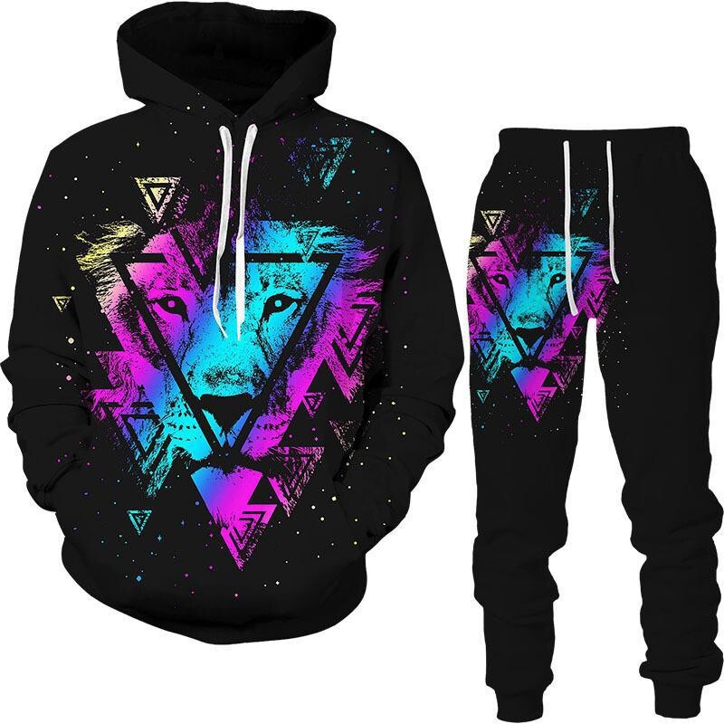 2025 m. naujas tarpvalstybinis gobtuvo ir liūto megztinio rinkinys su 3D spausdintu žaidimu 