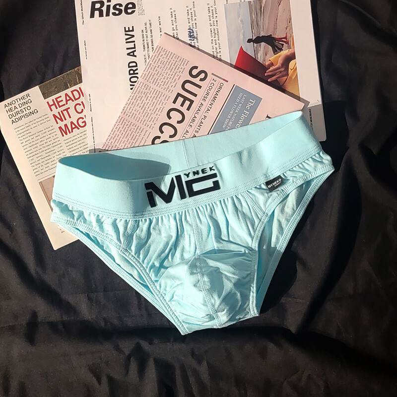 2025. aasta uued meeste puhtast puuvillast aluspesu, hingavad aluspüksid, kaunid seksikad lühikesed püksid, madala vöökohaga noorte sukkpüksid