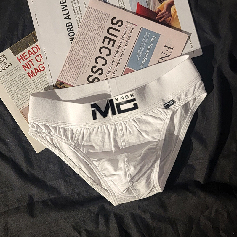 2025. aasta uued meeste puhtast puuvillast aluspesu, hingavad aluspüksid, kaunid seksikad lühikesed püksid, madala vöökohaga noorte sukkpüksid