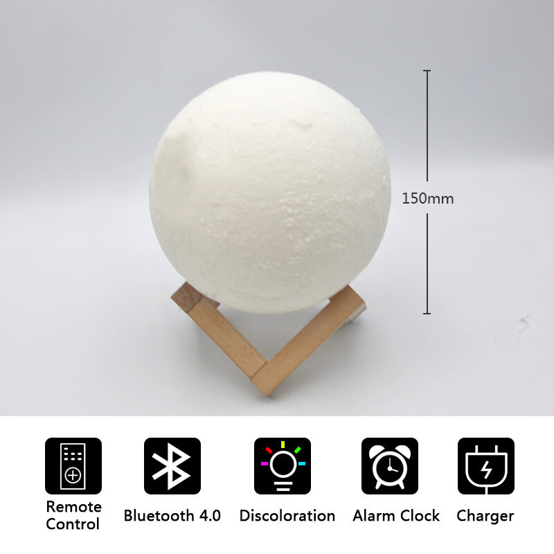 Tarpvalstybinis „Bluetooth“ garsiakalbis su nuotolinio valdymo pultu, 16 spalvų, muzika, šviesa, mėnulio šviesa, atmosfera, šviesa, garsas