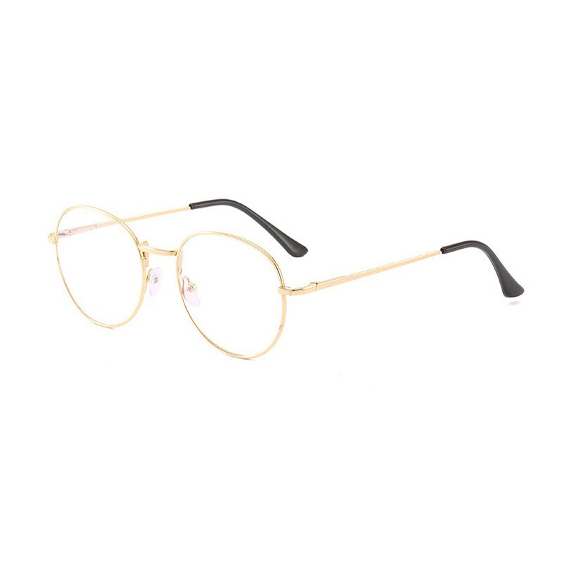  Нови метални очила против синя светлина за мъже и жени, корейски ретро кръгли рамки, HD очила за четене за хора на средна и по-възрастна възраст