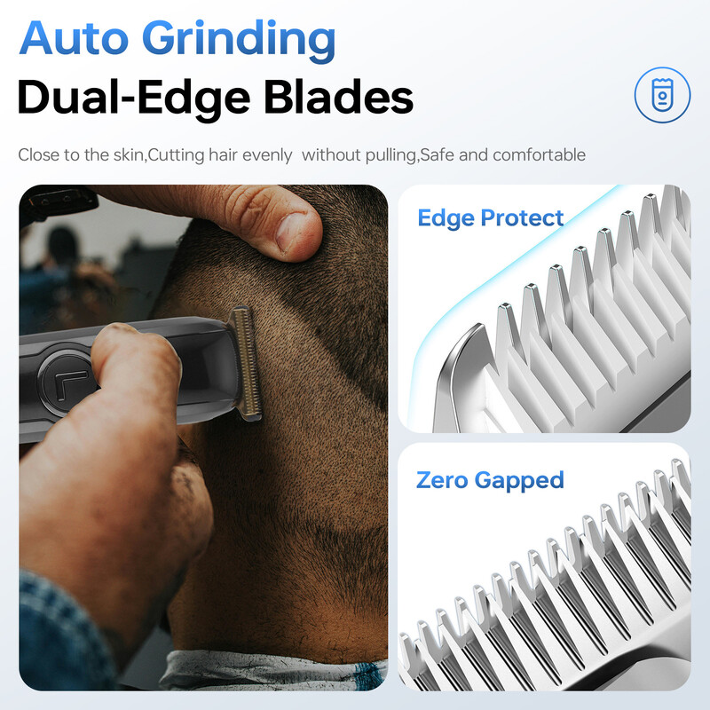 JAMAKY plaukų kirpimo mašinėlė, elektrinė plaukų kirpimo mašinėlė, įkraunama elektrinė plaukų kirpimo mašinėlė, daugiafunkcis namų skutimosi elektrinis skustuvas