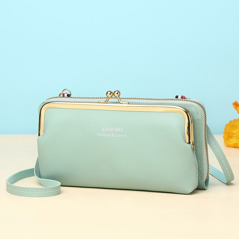 Nova torba za mobitel od proizvođača za žene, jednostavni višeslojni novčanik, velikog kapaciteta, horizontalna torba za rame, večernja clutch torbica