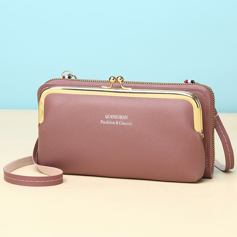 Nova torba za mobitel od proizvođača za žene, jednostavni višeslojni novčanik, velikog kapaciteta, horizontalna torba za rame, večernja clutch torbica