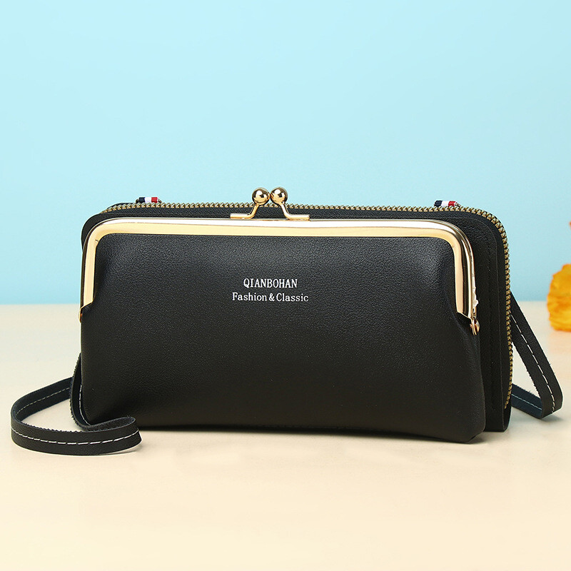Nova torba za mobitel od proizvođača za žene, jednostavni višeslojni novčanik, velikog kapaciteta, horizontalna torba za rame, večernja clutch torbica