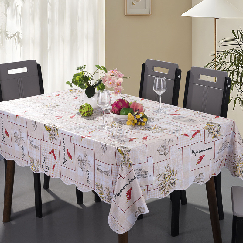 INS стил водоустойчива и маслоустойчива подложка за маса за хранене, която може да се пере, против изгаряне, удебелена PVC покривка за маса за кафе от висок клас