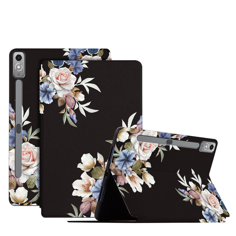 Tinka Lenovo Xiaoxin Padpro12.7 planšetiniam kompiuteriui Y700, odiniam dėklui M9/M8, dažytam apsauginiam dėklui X306