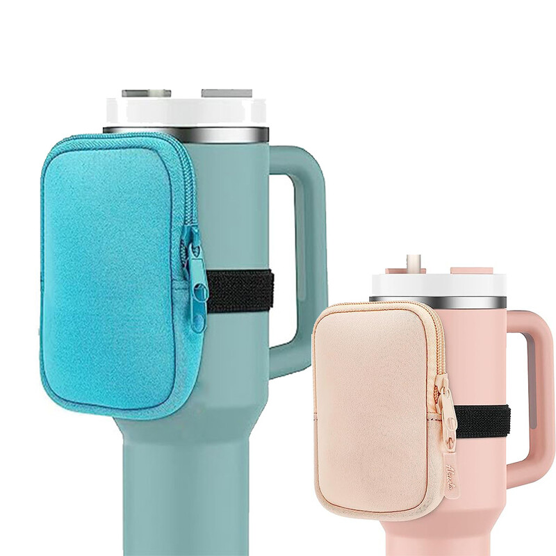 Прост многофункционален преносим държач за чаши с дръжка от 40 унции, държач за чаши за кола, чаша за вода, термос, чанта за монети, ключ