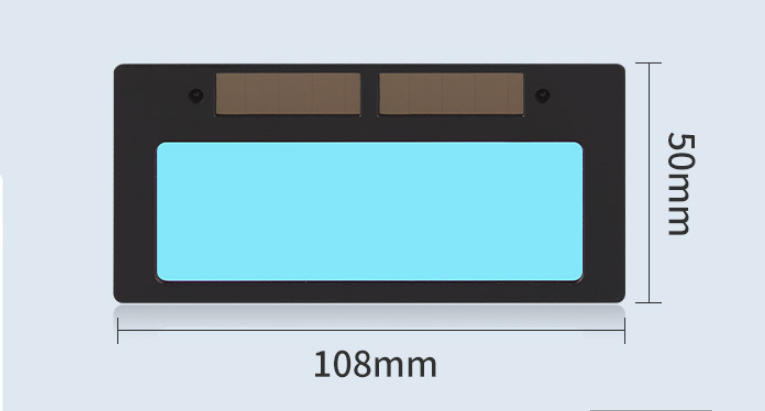 Saulės energija varomas automatiškai tamsėjantis ant galvos tvirtinamas suvirinimo šalmas su argono lanko suvirinimo lęšiais, suvirinimo šalmas su tamsėjančiais lęšiais