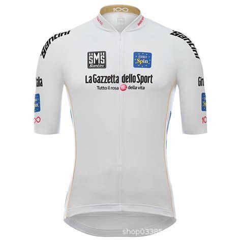 Ανδρική φανέλα ποδηλασίας άνοιξη-καλοκαίρι με κοντά μανίκια SANTINI, αναπνεύσιμη