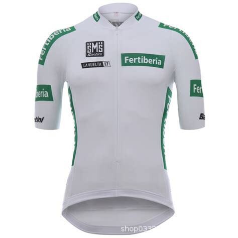 Ανδρική φανέλα ποδηλασίας άνοιξη-καλοκαίρι με κοντά μανίκια SANTINI, αναπνεύσιμη