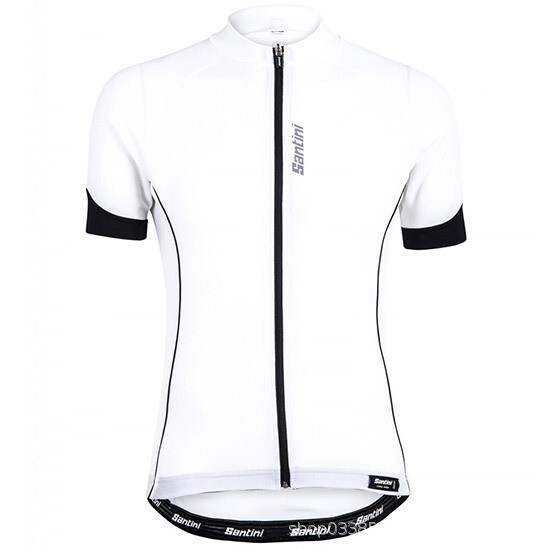 Ανδρική φανέλα ποδηλασίας άνοιξη-καλοκαίρι με κοντά μανίκια SANTINI, αναπνεύσιμη