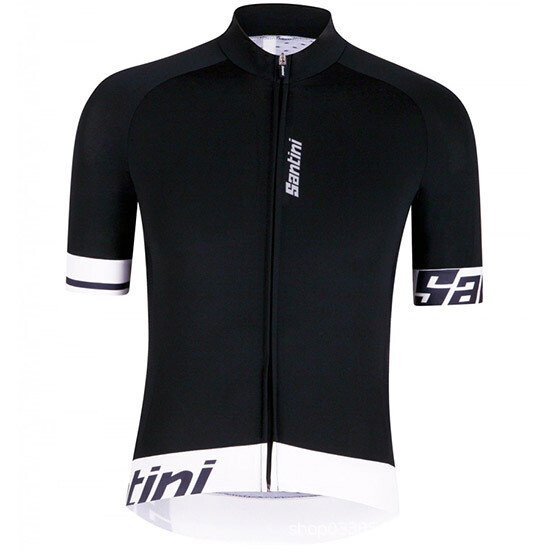 Ανδρική φανέλα ποδηλασίας άνοιξη-καλοκαίρι με κοντά μανίκια SANTINI, αναπνεύσιμη