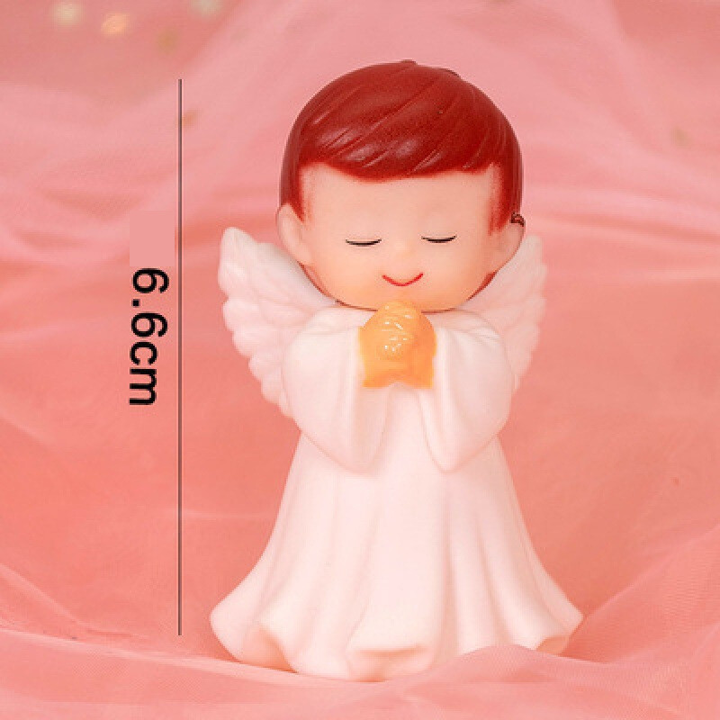 Annos angelo ir kūdikio torto dekoravimo papuošalai interneto įžymybių kūrybinė lėlė miela princesės mergaitės lėlė gimtadienio kepimas
