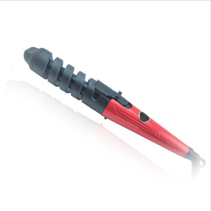 Spiralni uvijač za kosu s keramičkom glazurom, stalna temperatura, električni uvijač za kosu