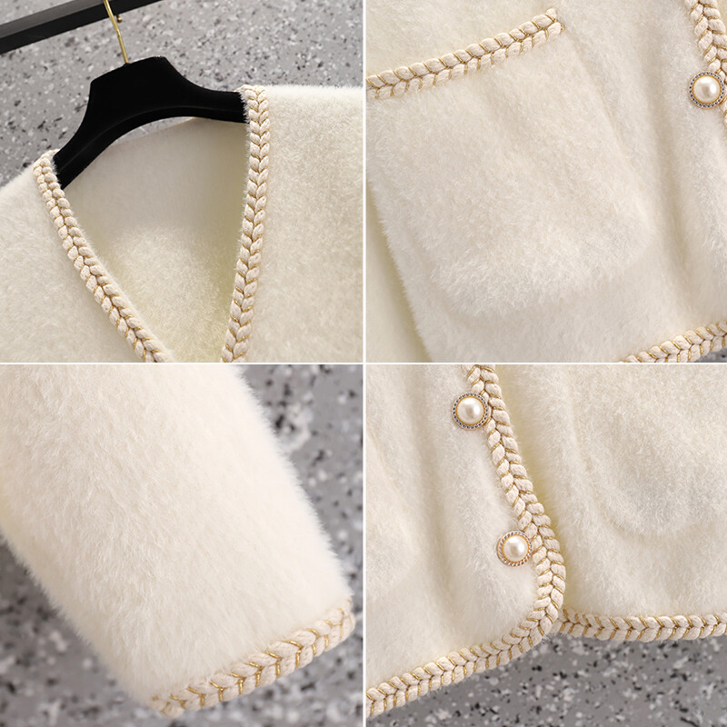 Moteriški didelių dydžių drabužiai 2025 m., stora sesuo MM, pavasaris, nauja mada, temperamentas, amžių mažinantis, tingus megztinis, megztinis