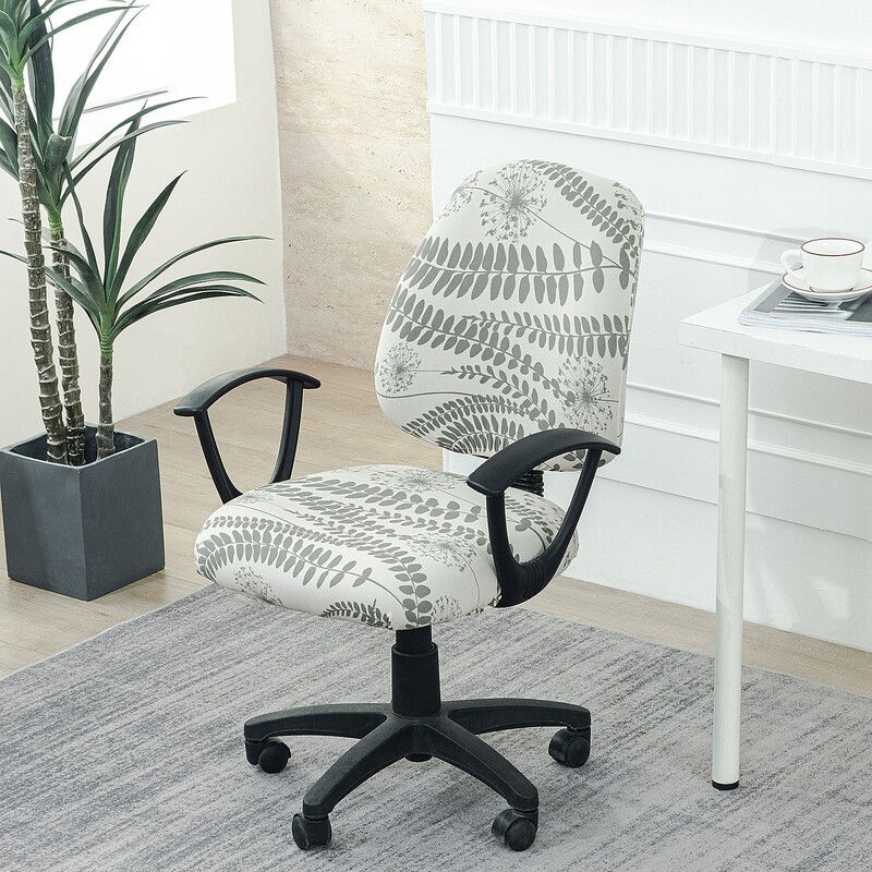 Új színes számítógépszék-huzat, univerzális irodaszék-huzat, ülőpárna, osztott forgószék-huzat, ülőpárna-huzat