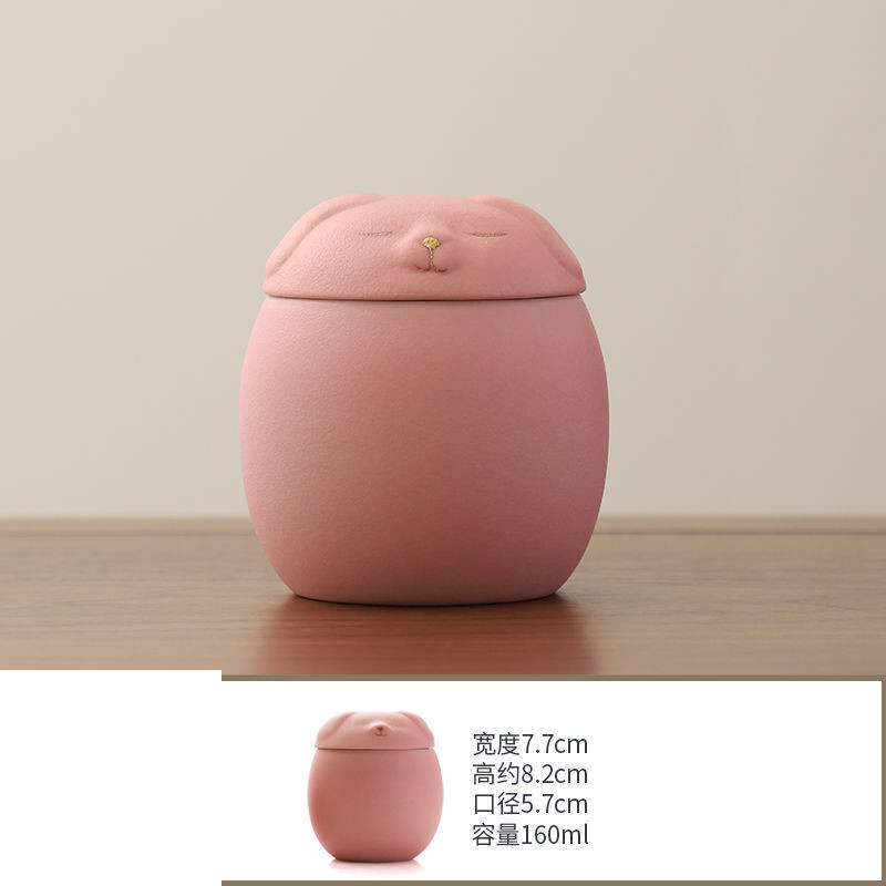 Akmens tējas kastes, mitrumizturīgas uzglabāšanas kastes, retro keramikas kastes, noslēgtas kucēnu kastes, vienkāršas keramikas barības uzglabāšanas kastes, mājdzīvnieku kastes