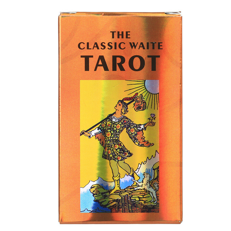 Klasiskās lāzera zibatmiņas kārtis Waite`s Tarot (angļu izdevums)