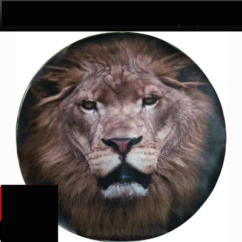 Tinka naujam universaliam „Prado“ liūto galvos atsarginio rato dangteliui, JEEP dirbtinės odos atsarginio rato dangteliui, lokio galvai, leopardo motyvui.