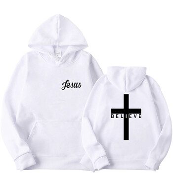 Ανδρικά φούτερ με τύπωμα Believe Cross ng X