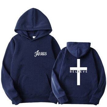 Ανδρικά φούτερ με τύπωμα Believe Cross ng X