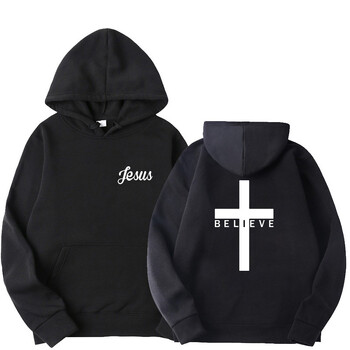 Ανδρικά φούτερ με τύπωμα Believe Cross ng X