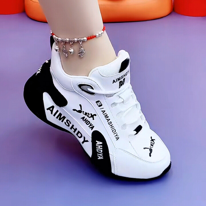 Nove ležerne sportske cipele od mekane kože za muškarce i žene za parove, Pippen, proljetne i jesenske modne cipele s mekim dnom i visokom petom.