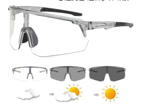Dviratininko akiniai, Neperšlampami akiniai, Dienos ir nakties naudojimui, Vyriški ir moteriški spalvą keičiantys motociklo stiliaus akiniai nuo saulės