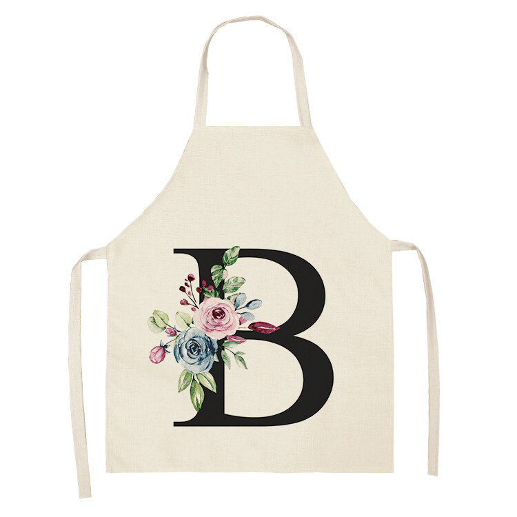 Nauja skaitmeniniu būdu spausdintų prijuosčių serija: poliesterio prijuostė su apykakle ir apsauga nuo užsiteršimo be rankovių su pritaikymo galimybe.