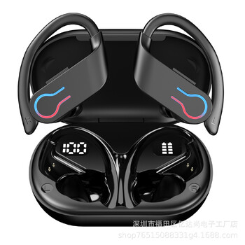 Ασύρματα ακουστικά Bluetooth με τις καλύτερες πωλήσεις στο Amazon Q63, αθλητικά για τρέξιμο, γάντζο αυτιών, μείωση θορύβου, μεγάλη διάρκεια ζωής μπαταρίας, λειτουργία αναμονής