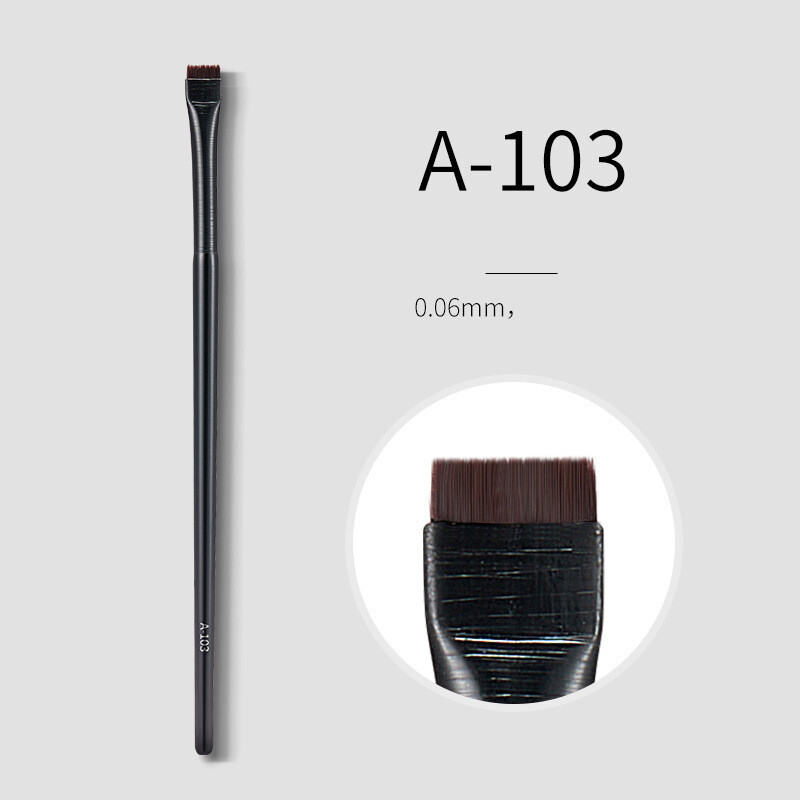 Gemon kist za oči sa srpastim dizajnom, zakošena oštrica, kist za šminkanje, kist za odvajanje kapaka od obrva, alat za kist za šminkanje očiju